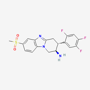 (2r,3r)-7-(Methylsulfonyl)-3-(2,4,5-Trifluorophenyl)-1,2,3,4-Tetrahydropyrido[1,2-A]benzimidazol-2-Amine