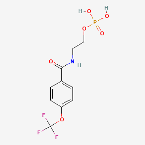 2-{[4-(Trifluoromethoxy)benzoyl]amino}ethyl Dihydrogen Phosphate