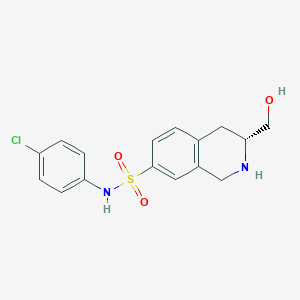 (3r)-N-(4-Chlorophenyl)-3-(Hydroxymethyl)-1,2,3,4-Tetrahydroisoquinoline-7-Sulfonamide