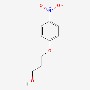 molecular formula C9H11NO4 B10758209 3-(4-Nitro-phenoxy)-propan-1-OL CAS No. 66971-02-6