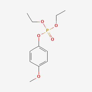 molecular formula C11H17O5P B10758220 Diethyl 4-Methoxyphenyl Phosphate 