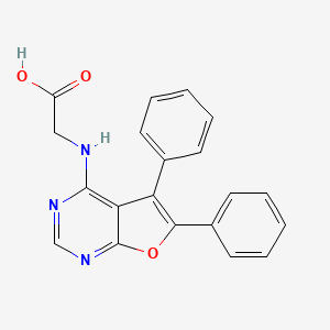 (5,6-Diphenyl-furo[2,3-d]pyrimidin-4-ylamino)-acetic acid