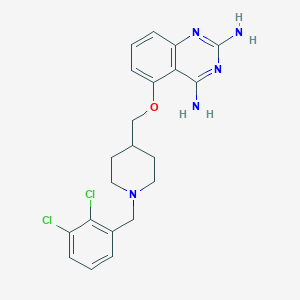 5-{[1-(2,3-Dichlorobenzyl)piperidin-4-yl]methoxy}quinazoline-2,4-diamine