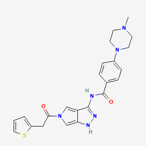 4-(4-Methylpiperazin-1-Yl)-N-[5-(2-Thienylacetyl)-1,5-Dihydropyrrolo[3,4-C]pyrazol-3-Yl]benzamide