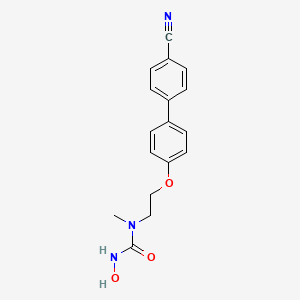 N-{2-[(4'-Cyano-1,1'-biphenyl-4-YL)oxy]ethyl}-N'-hydroxy-N-methylurea