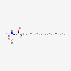 molecular formula C20H39NO3 B10758595 N-[(1R,2R,3E)-2-hydroxy-1-(hydroxymethyl)heptadec-3-en-1-yl]acetamide 