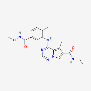 N-Ethyl-4-{[5-(Methoxycarbamoyl)-2-Methylphenyl]amino}-5-Methylpyrrolo[2,1-F][1,2,4]triazine-6-Carboxamide