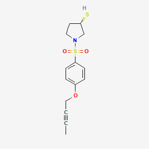 (3s)-1-{[4-(But-2-Yn-1-Yloxy)phenyl]sulfonyl}pyrrolidine-3-Thiol