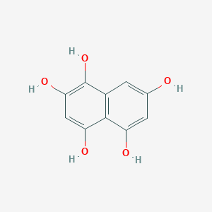 molecular formula C10H8O5 B10758690 Naphthalene-1,2,4,5,7-pentol 