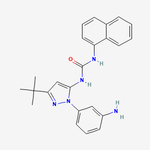 1-[1-(3-Aminophenyl)-3-Tert-Butyl-1h-Pyrazol-5-Yl]-3-Naphthalen-1-Ylurea