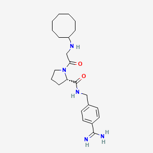 N-Cyclooctylglycyl-N-(4-Carbamimidoylbenzyl)-L-Prolinamide