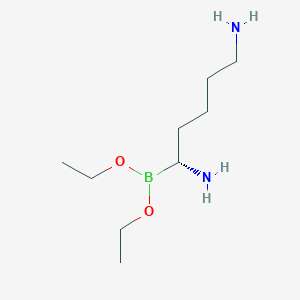 diethyl [(1R)-1,5-diaminopentyl]boronate