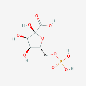 2-Keto-6-phosphate-D-gluconic acid, alpha-furanose form