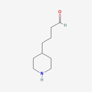 4-Piperidin-4-ylbutanal