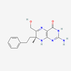 7,8-Dihydro-6-hydroxymethyl-7-methyl-7-[2-phenylethyl]-pterin