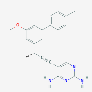 5-[(3r)-3-(5-Methoxy-4'-Methylbiphenyl-3-Yl)but-1-Yn-1-Yl]-6-Methylpyrimidine-2,4-Diamine