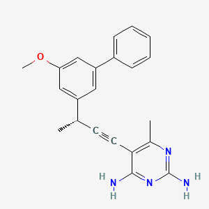 5-[(3r)-3-(5-Methoxybiphenyl-3-Yl)but-1-Yn-1-Yl]-6-Methylpyrimidine-2,4-Diamine