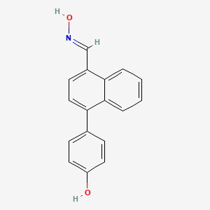 4-(4-Hydroxyphenyl)-1-naphthaldehyde oxime