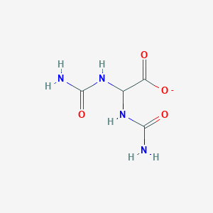 molecular formula C4H7N4O4- B10759256 Allantoate 