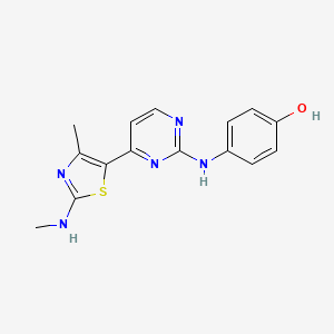 4-[4-(4-Methyl-2-methylamino-thiazol-5-YL)-pyrimidin-2-ylamino]-phenol