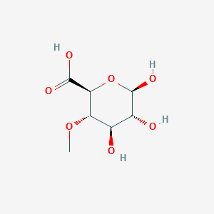 molecular formula C7H12O7 B10759310 4-O-Methyl-beta-D-glucuronic acid 