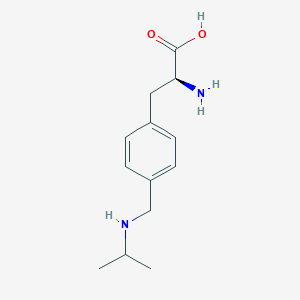 molecular formula C13H20N2O2 B10759322 4-[(Isopropylamino)Methyl]Phenylalanine 