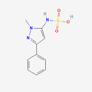 1-Methyl-3-phenyl-1H-pyrazol-5-ylsulfamic acid