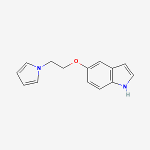 5-[2-(1H-pyrrol-1-yl)ethoxy]-1H-indole