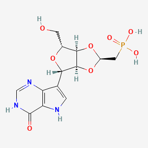 9-Deazainosine-2',3'-O-ethylidenephosphonate