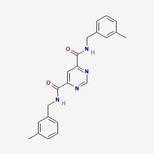 Pyrimidine-4,6-dicarboxylic acid bis-(3-methyl-benzylamide)