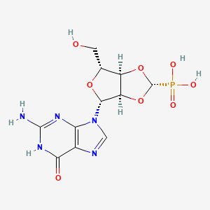 molecular formula C11H14N5O8P B10759404 Guanosine-2',3'-O-methylidenephosphonate 