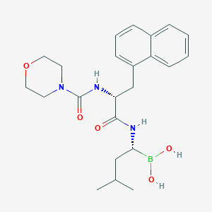 N-(4-Morpholine)carbonyl-B-(1-naphthyl)-L-alanine-L-leucine boronic acid