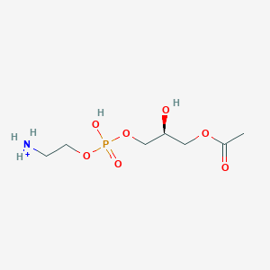 (7S)-4,7-Dihydroxy-10-oxo-3,5,9-trioxa-4-phosphaundecan-1-aminium 4-oxide