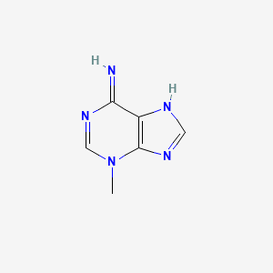 molecular formula C6H7N5 B10759525 3-Methyladenine CAS No. 60192-57-6