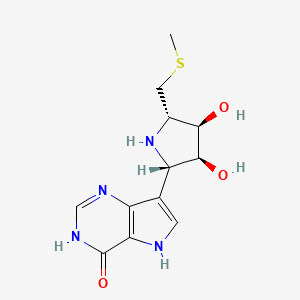 molecular formula C12H16N4O3S B10759589 5'-Methylthio-ImmH 