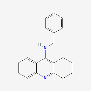 molecular formula C20H20N2 B10759680 9-N-Phenylmethylamino-tacrine 