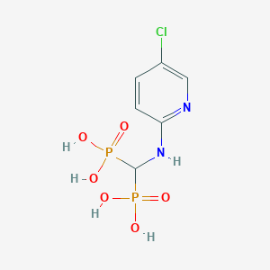 [(5-Chloro-pyridin-2-ylamino)-phosphono-methyl]-phosphonic acid