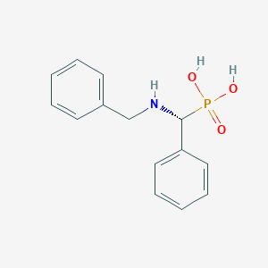 molecular formula C14H16NO3P B10759799 alpha-Benzyl-aminobenzyl-phosphonic acid 