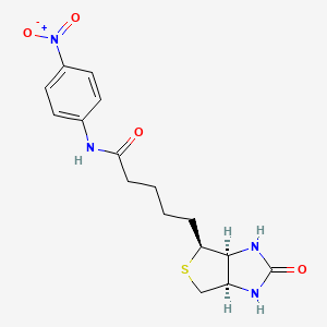 5-(2-Oxo-hexahydro-thieno[3,4-D]imidazol-6-YL)-pentanoic acid (4-nitro-phenyl)-amide