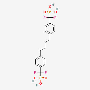 [(4-{4-[4-(Difluoro-phosphono-methyl)-phenyl]-butyl}-phenyl)-difluoro-methyl]-phosphonic acid