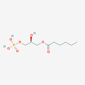 (2R)-2-Hydroxy-3-(phosphonooxy)propyl hexanoate