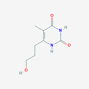 molecular formula C8H12N2O3 B10759895 6-Hydroxypropylthymine CAS No. 156569-47-0