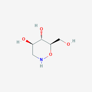 molecular formula C5H11NO4 B10759984 Tetrahydrooxazine 