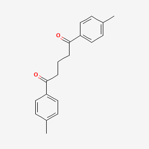 molecular formula C19H20O2 B10760011 1,5-Di-(p-tolyl)pentane-1,5-dione CAS No. 5333-22-2