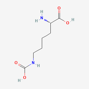 molecular formula C7H14N2O4 B10760024 Lysine Nz-Carboxylic Acid CAS No. 45101-60-8