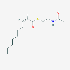 molecular formula C14H25NO2S B10760028 2-Decenoyl N-acetyl cysteamine 