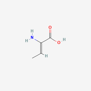 molecular formula C4H7NO2 B10760043 (2Z)-2-aminobut-2-enoic acid CAS No. 71018-10-5