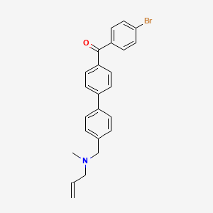 molecular formula C24H22BrNO B10760098 (4'-{[Allyl(methyl)amino]methyl}-1,1'-biphenyl-4-YL)(4-bromophenyl)methanone 