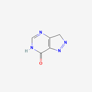 molecular formula C5H4N4O B10760132 3H-Pyrazolo[4,3-D]pyrimidin-7-OL CAS No. 161746-78-7