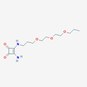 3-Amino-4-{3-[2-(2-propoxy-ethoxy)-ethoxy]-propylamino}-cyclobut-3-ene-1,2-dione